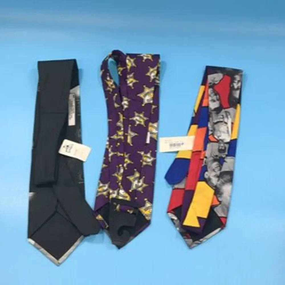 Andy Griffith Mayberry Ties - Set of 3 - TV LAND and Ralph Marlin NEW Novelty